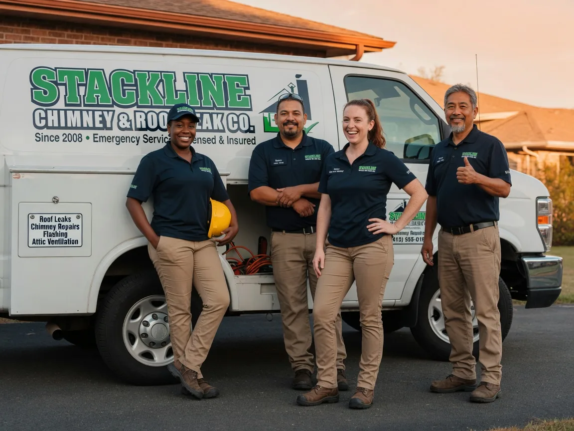 Chimney flashing repair company in Vale, NC